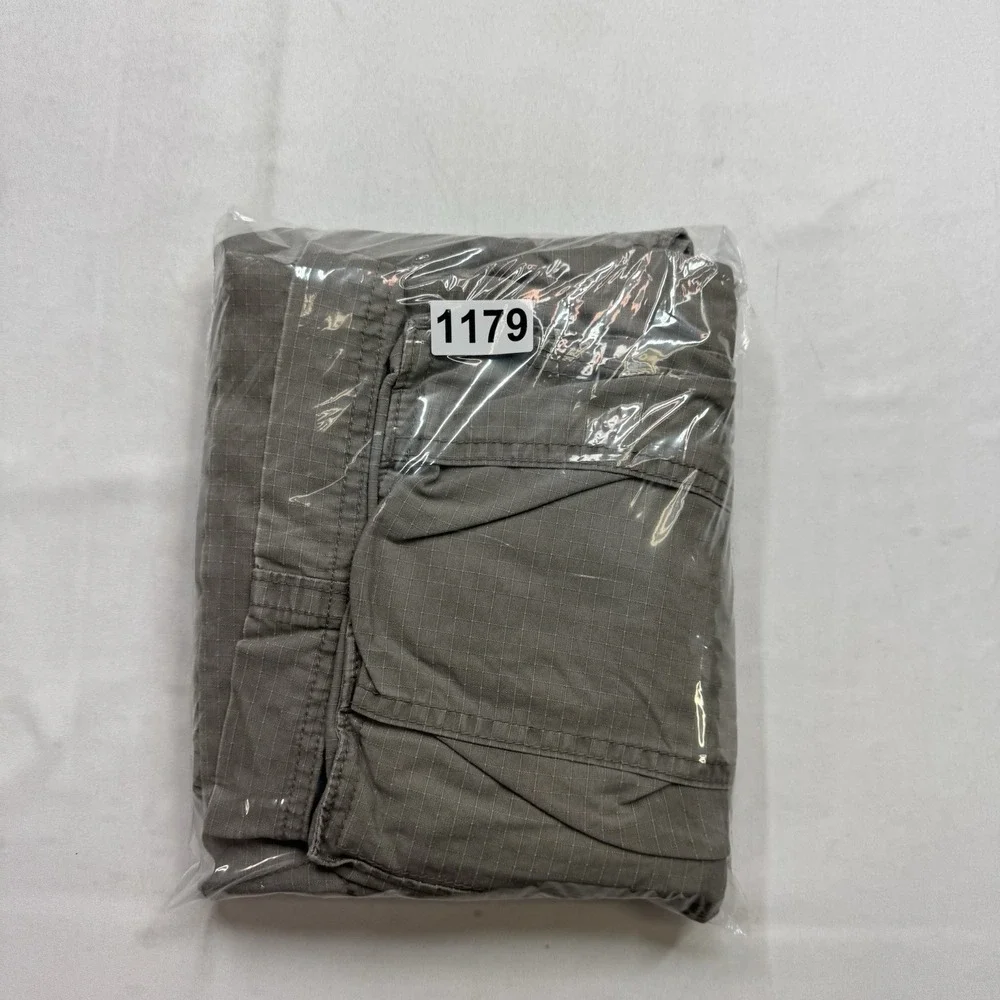 Ralph Lauren Polo Jeans Y2K Shorts Men's 39x12 Gray Cargo Ripstop Utility Hiking